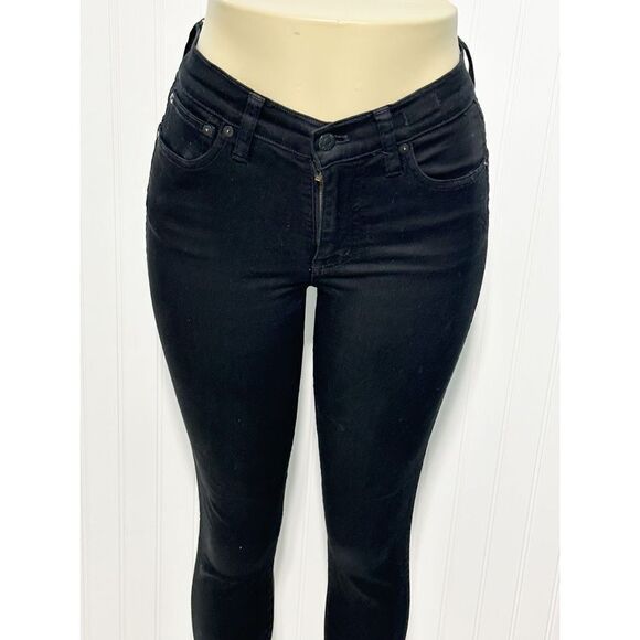 Madewell Women's 10" High Riser High Rise Skinny Skinny Jeans Black‎ 24 - Picture 13 of 15